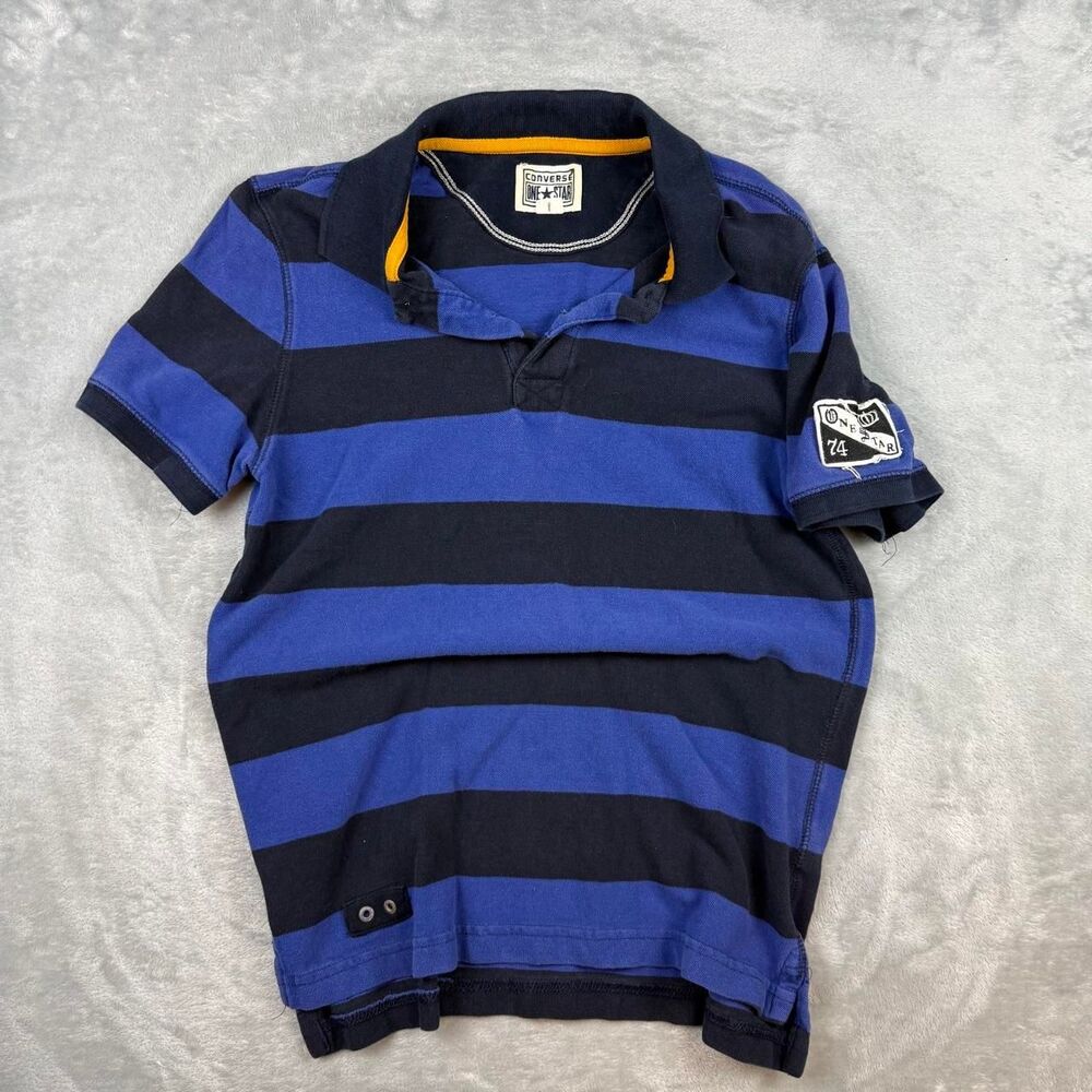 Converse Men's Blue and Navy Polo-shirts